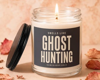 Horror Gamer Candle Survival Horror Game Night Gift Fandom Christmas Gift for Her Him DND Funny Gamer Soy Candle