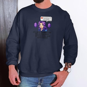 Funny Gamer Boyfriend Gift, Committed Relationship Sweatshirt, Unique Geek Apparel, Nerdy Partner Gift, Unisex Casual Wear