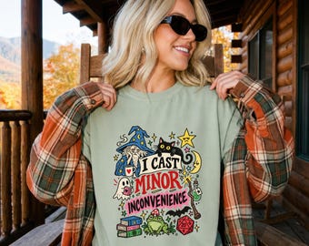 Comfort Colors® „Ich verursache kleine Unannehmlichkeiten“-Shirt – Lustiges D&D-Shirt, sarkastisches Geschenk für Fantasy-Gamer, Tabletop-RPG-Shirt, Nerd-Humor-T-Shirt für Männer