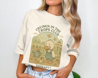 Stardew Valley shirt huilen eend ui landbouw T-shirt indie videogame T-shirt grappig gamer cadeau retro gaming Stardew Valley Merch gamer T-shirt