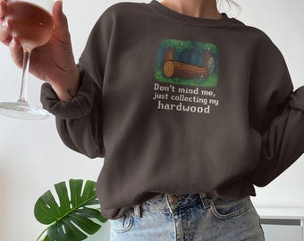 Stardew Valley Hardwood Sweatshirt, Cozy Gamer, Pixel Art, Farmcore, Retro Gaming, Stardew Gift, Cottagecore, Stardew Merch, Cute Sweatshirt