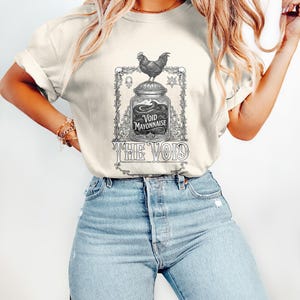 Void Mayonnaise The Void T-Shirt, Funny Graphic Tee, Humor Shirt, Quirky Design T-Shirt, Trendy Casual Wear, Unique Gift Idea
