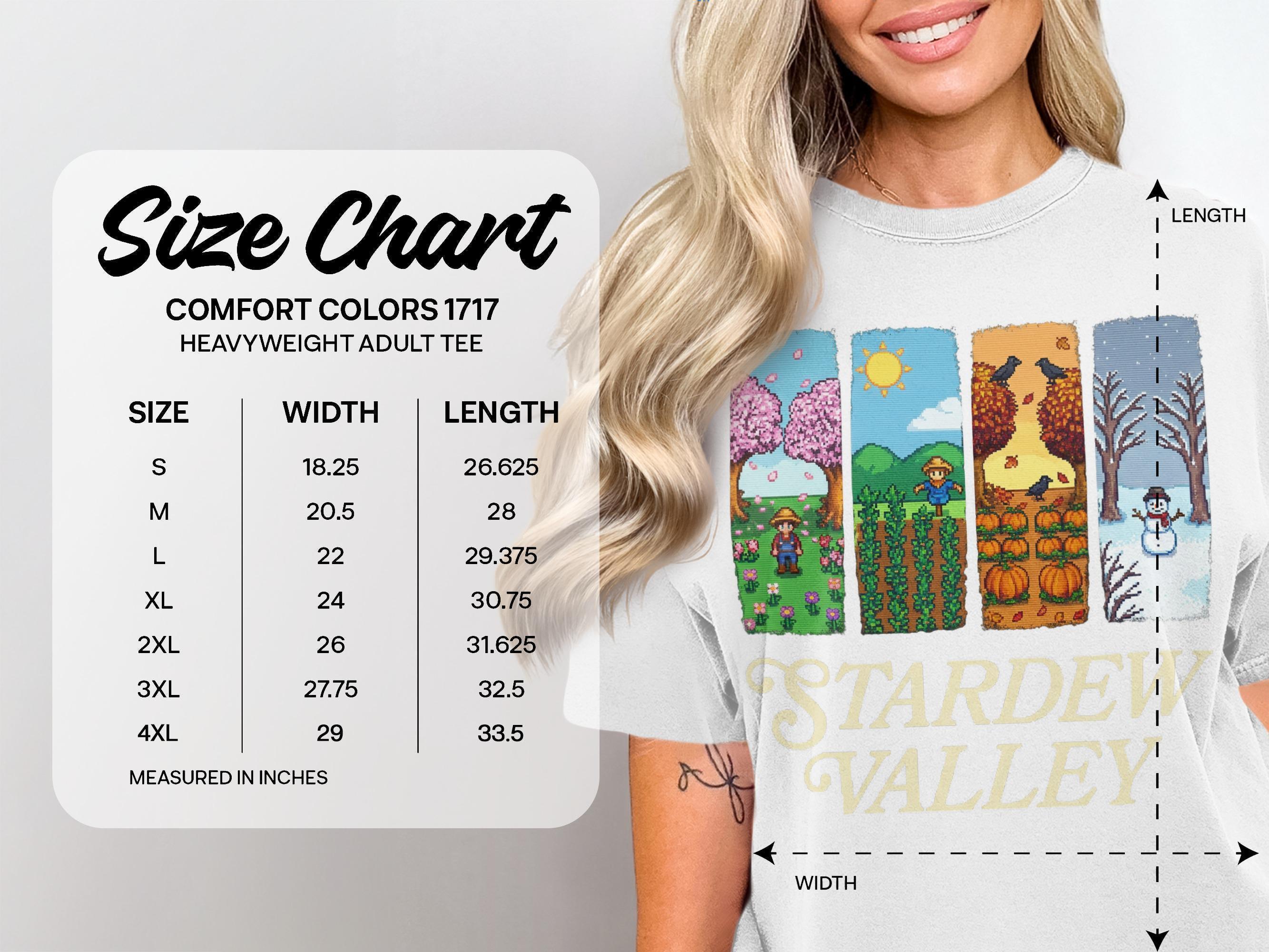 Farming Sim Merch Stardew Valley Shirt Sweatshirt, Seasons Pixel Art Tee, Cozy Gaming ...