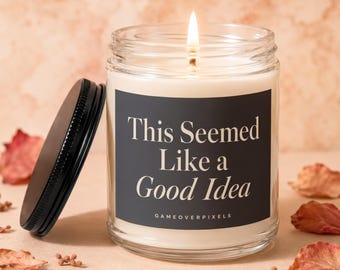 Horror Gamer Candle Survival Horror Gaming Candle Game Night Gift Christmas Gift Gamer Video Game Decor Dungeons and Dragons DND