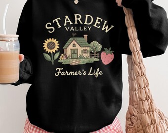 Stardew Valley shirt gezellige gaming kleding gamer meisje shirt indie games kleding cadeaus voor vriendin Stardew Valley cadeau trui