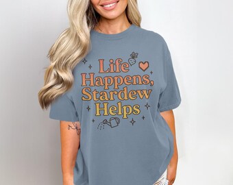 Stardew Valley Shirt, Pixel Art Videospiel T-Shirt, gemütliches Gaming Gamer Geschenk, Retro Spiel Shirt, Stardew Merch, Indie Videospiel, Gamer Freundin