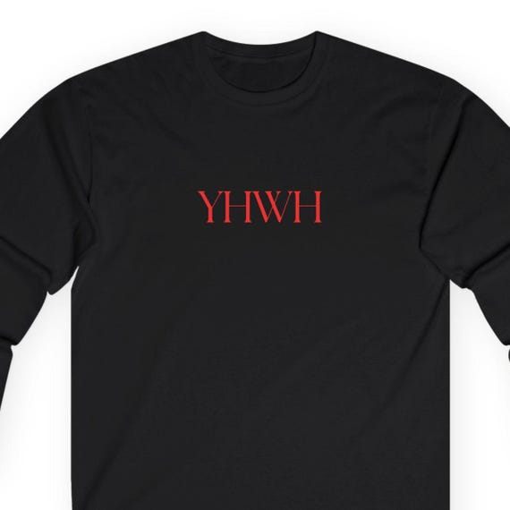 Quasi Yahweh Long Sleeve T-Shirt - Black