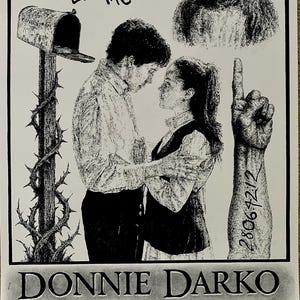 Donnie Darko Pen Drawn Poster