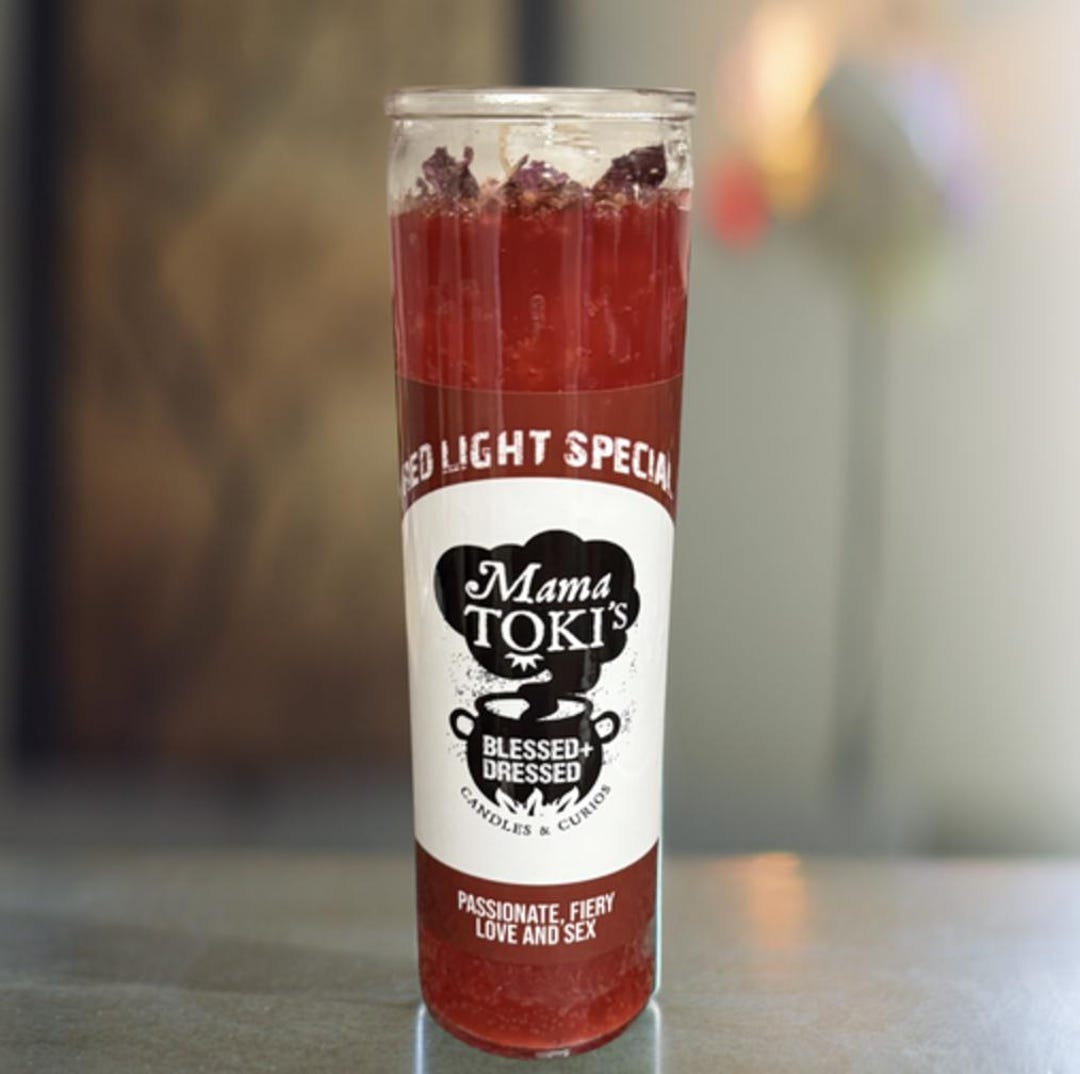 Red Light Special Dressed Candle – Ignite Passion, Fiery Love and ...
