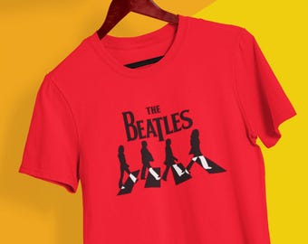T-shirt Maglietta Cotone Maglia The Beatles Idea regalo