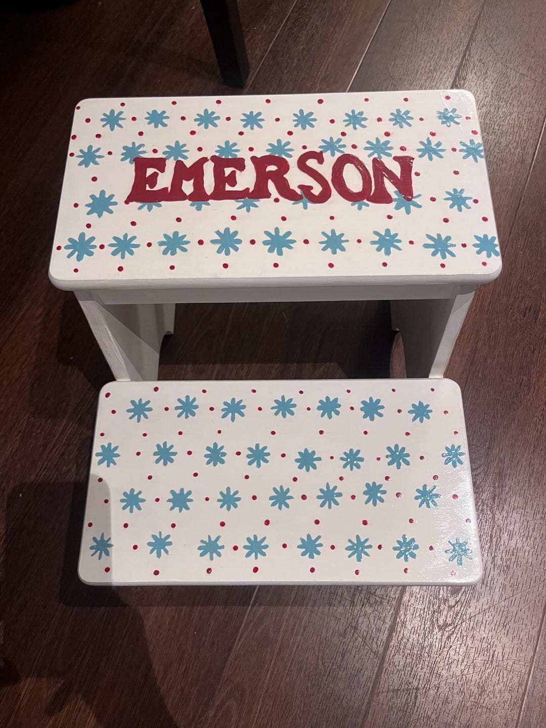 Custom Hand-painted Step Stool for Toddlers - Etsy