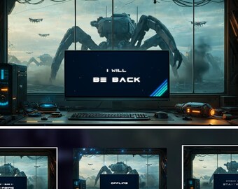ARC Raiders Animated Stream Overlay Package:  Twitch Overlay