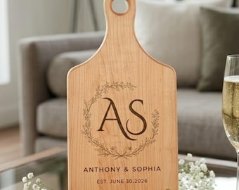 Personalized Engraved Cutting Board | Wooden Serving Board, Custom Name