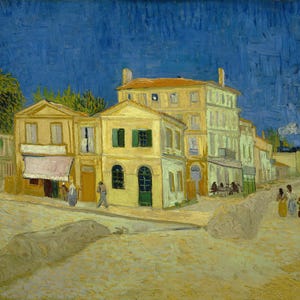 The Yellow House ( The Street) by Vincent van Gogh, Wall Art, Art Print, Poster, Canvas