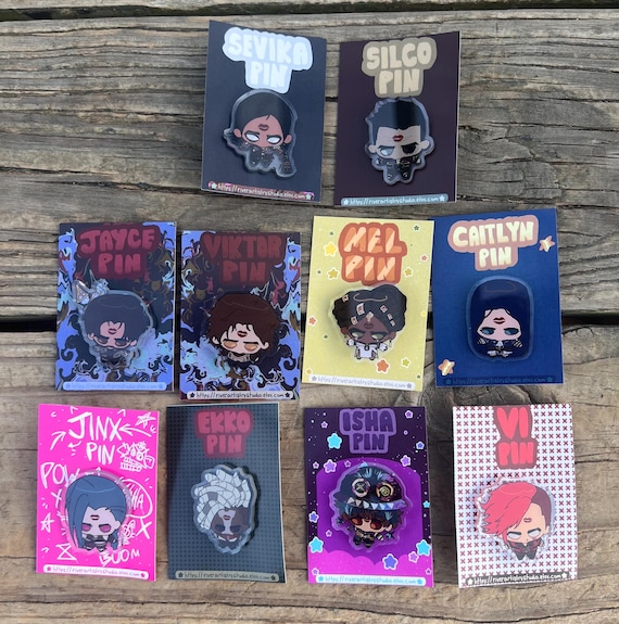 Arcane Chibi Acrylic Pins! | 1.5in
