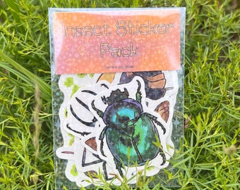 Bug Sticker Pack | Isopod Beetle