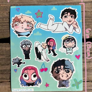 Alnst sticker sheet