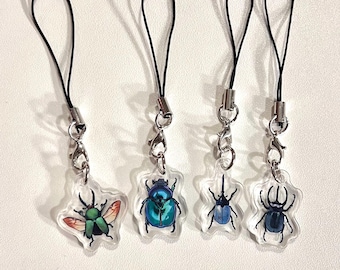 Beetle phone charms! Double-sided