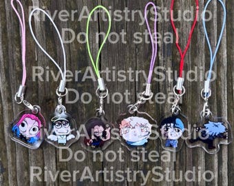 Alien Stage Inspired Pixel Phone Charms!
