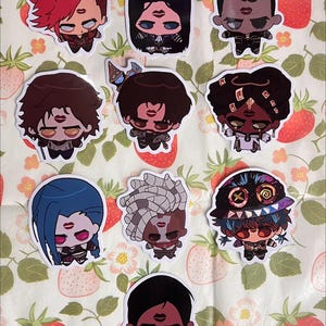 Arcane chibi stickers!! NEW CHARACTERS