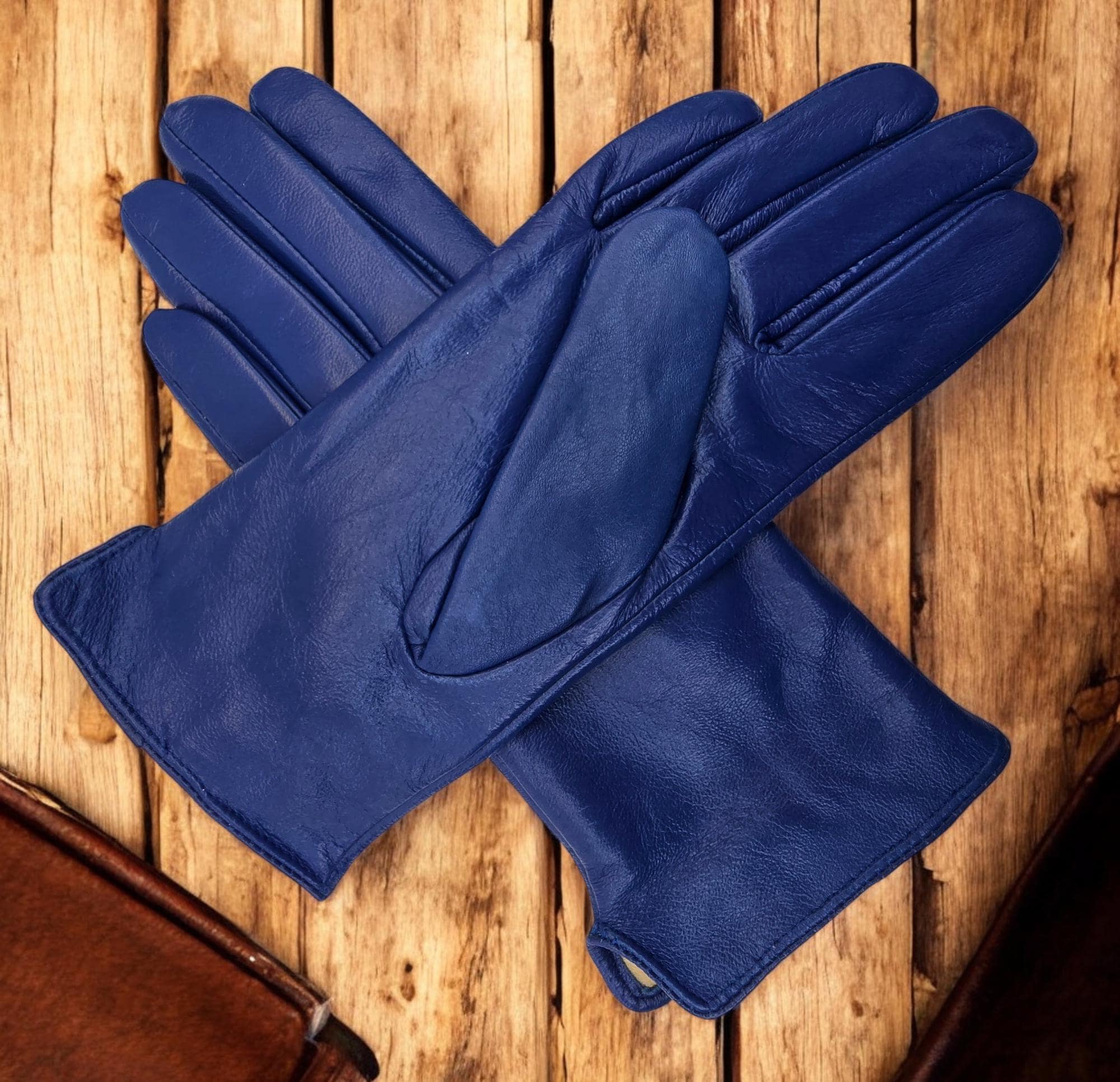 Guanti Da Donna In Vera Pelle Morbida Di Qualita' Invernale - Foto 10