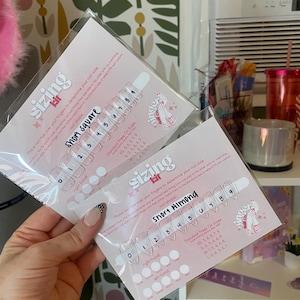 Press On Nail Sizing / Measuring Kit