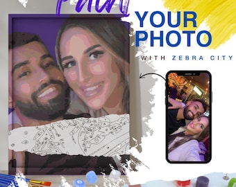 Paint Your Memories! Custom Paint By Numbers (1-3 DAY DELIVERY Available UK only)