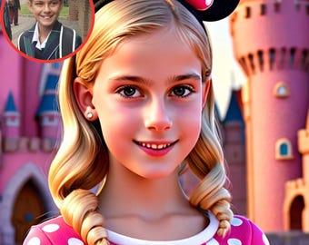 Personalised Paint By Numbers KIDS (1-3 Day Delivery Available UK only) Your Face! Our design!