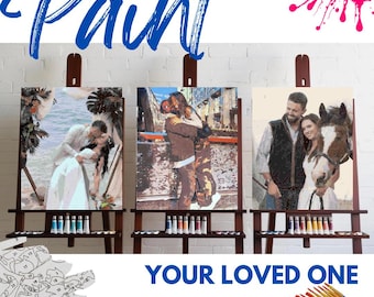 Paint Your Memories! Personalised Paint By Numbers (1-3 DAY DELIVERY Available UK only)