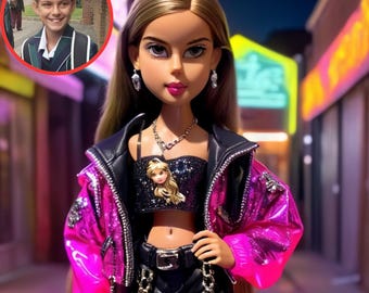 Personalised Paint By Numbers KIDS Bratz (1-3 Day Delivery Available UK only) Your Face! Our design!