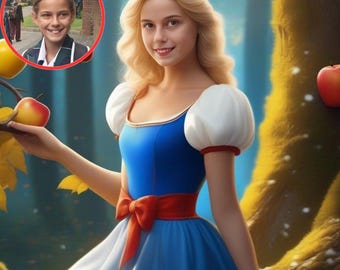 Personalised Paint By Numbers KIDS (1-3 Day Delivery Available UK only) Your Face! Our design!