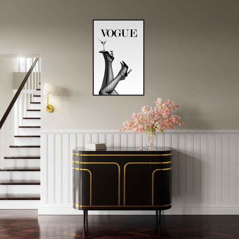 Ingelijste poster Vogue Legs Fashion – Chique, minimalistische muurdecoratie afbeelding 8