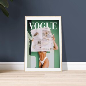 Vogue Hot Aesthetic Framed Poster - Ready-to-Hang Wall Art with Pine Wood Frame & Semi-Gloss Paper image 12