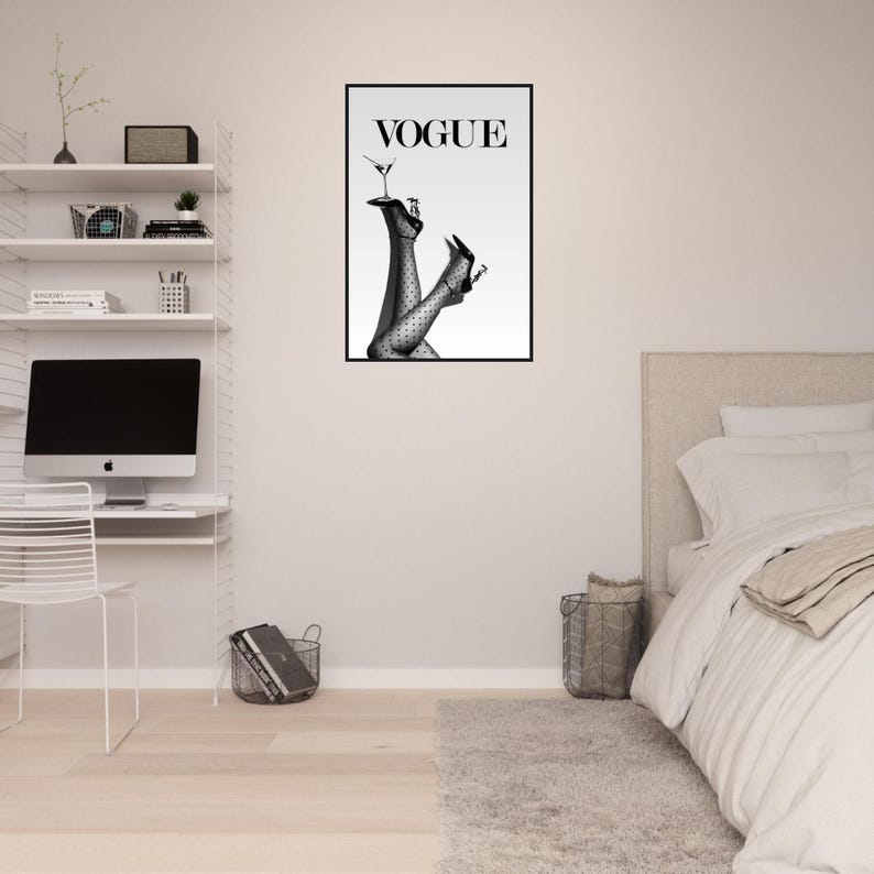 Ingelijste poster Vogue Legs Fashion – Chique, minimalistische muurdecoratie afbeelding 3