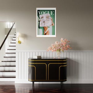 Vogue Hot Aesthetic Framed Poster - Ready-to-Hang Wall Art with Pine Wood Frame & Semi-Gloss Paper image 4