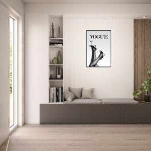 Ingelijste poster Vogue Legs Fashion – Chique, minimalistische muurdecoratie afbeelding 7