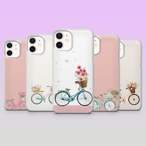 Cycling Phone Case Bicycle Cover for iPhone 16Pro, 15, 14, 13, 12, Samsung S25Ultra, S24FE, S23, A15, A56, A25, Pixel 9,8 Pro