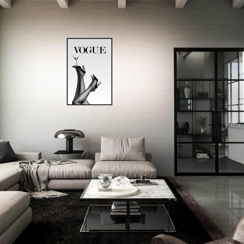 Ingelijste poster Vogue Legs Fashion – Chique, minimalistische muurdecoratie afbeelding 10