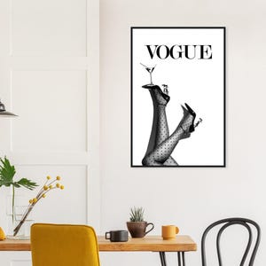 Ingelijste poster Vogue Legs Fashion – Chique, minimalistische muurdecoratie afbeelding 13