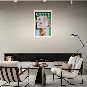 Vogue Hot Aesthetic Framed Poster - Ready-to-Hang Wall Art with Pine Wood Frame & Semi-Gloss Paper image 7