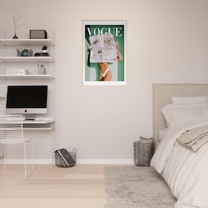 Vogue Hot Aesthetic Framed Poster - Ready-to-Hang Wall Art with Pine Wood Frame & Semi-Gloss Paper image 8
