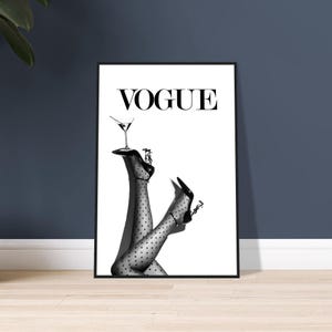 Ingelijste poster Vogue Legs Fashion – Chique, minimalistische muurdecoratie afbeelding 9