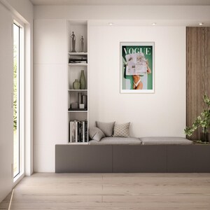 Vogue Hot Aesthetic Framed Poster - Ready-to-Hang Wall Art with Pine Wood Frame & Semi-Gloss Paper image 11