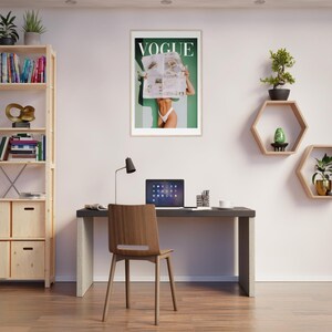 Vogue Hot Aesthetic Framed Poster - Ready-to-Hang Wall Art with Pine Wood Frame & Semi-Gloss Paper image 6