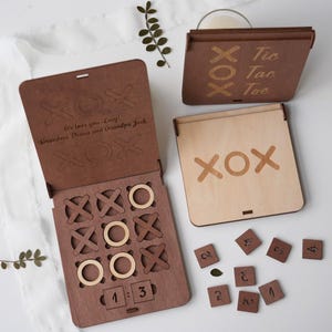 Engraved Wooden Tic Tac Toe with Optional Scoreboard, Personalised Table Wedding Favour Games, Wedding Favours, Wedding gift, Wedding Decor