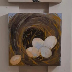 Painting Kit, Acrylic DIY Painting - A Blind Date with Art- Three Painting Kits Together - all 8&quot; X 8&quot;