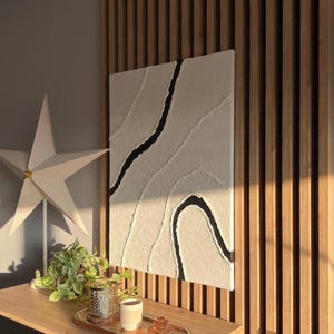 Abstract Plaster Painting, Dimensional wall art, Plaster Wall Art, Plaster Artwork, Plaster wall art large, large wall paintings, modern art