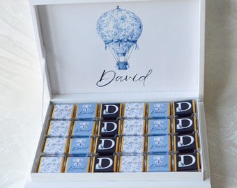 75 stuks gepersonaliseerde babychocolade, chocoladebedankjes voor een babyshower, gepersonaliseerde chocolade, babyfeestbedankjes, cadeautjes voor de pasgeborene, babychocolade