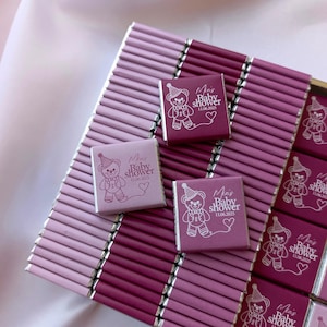 Baby Shower Chocolate Favors for Guests, Baby Shower Chocolate Favors, New Born Favors, Personalized Chocolate Favors, Baby Shower Gift