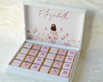 75 stuks gepersonaliseerde babychocolade, chocoladebedankjes voor een babyshower, gepersonaliseerde chocolade, babyfeestbedankjes, cadeautjes voor de pasgeborene, babychocolade
